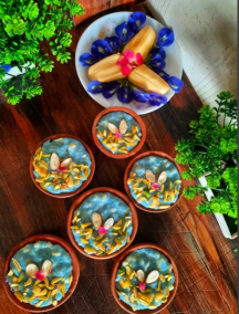 Blue Phirani with jacfruit recipe